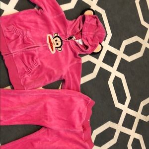 Small Paul pink jumpsuit size 24 month